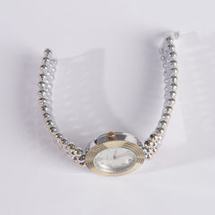 Two Tone Womens Chain Watch