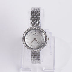 Womens Silver Chain Wrist Watch