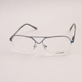 Metal Optical Frame For Woman Silver Blue 90455
