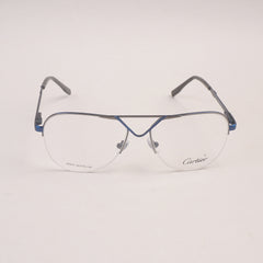 Metal Optical Frame For Woman Silver Blue 90455