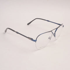 Metal Optical Frame For Woman Silver Blue 90455