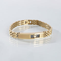 Mens Golden Chain Bracelet R