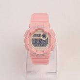 Pink sports digital watch for kids