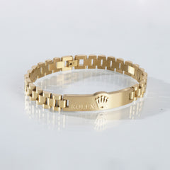 Mens Golden Chain Bracelet R