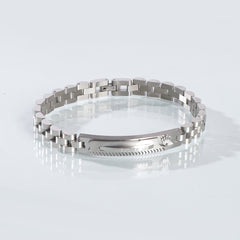 Mens Silver Chain Bracelet R