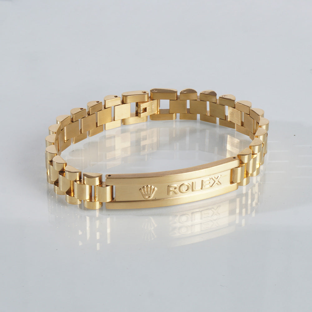 Mens Golden Chain Bracelet R