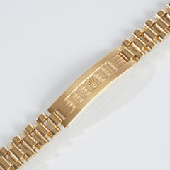 Mens Golden Chain Bracelet R