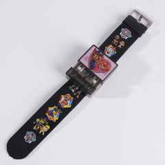 KIDS CHARACTER WATCH WITH MUSICAL SOUND BLACK