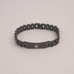 Mens Black Chain Bracelet R