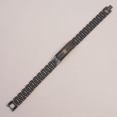 Mens Black Chain Bracelet R