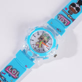 Kids Cyan Character Analog Watch