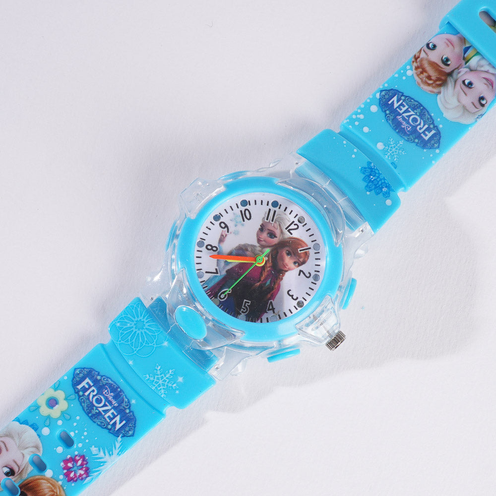 Kids Cyan Character Analog Watch