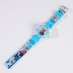 Kids Cyan Character Analog Watch