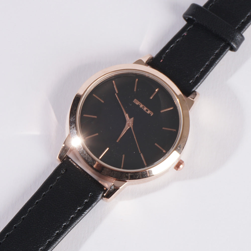 Women Stylish Wrist Watch Black