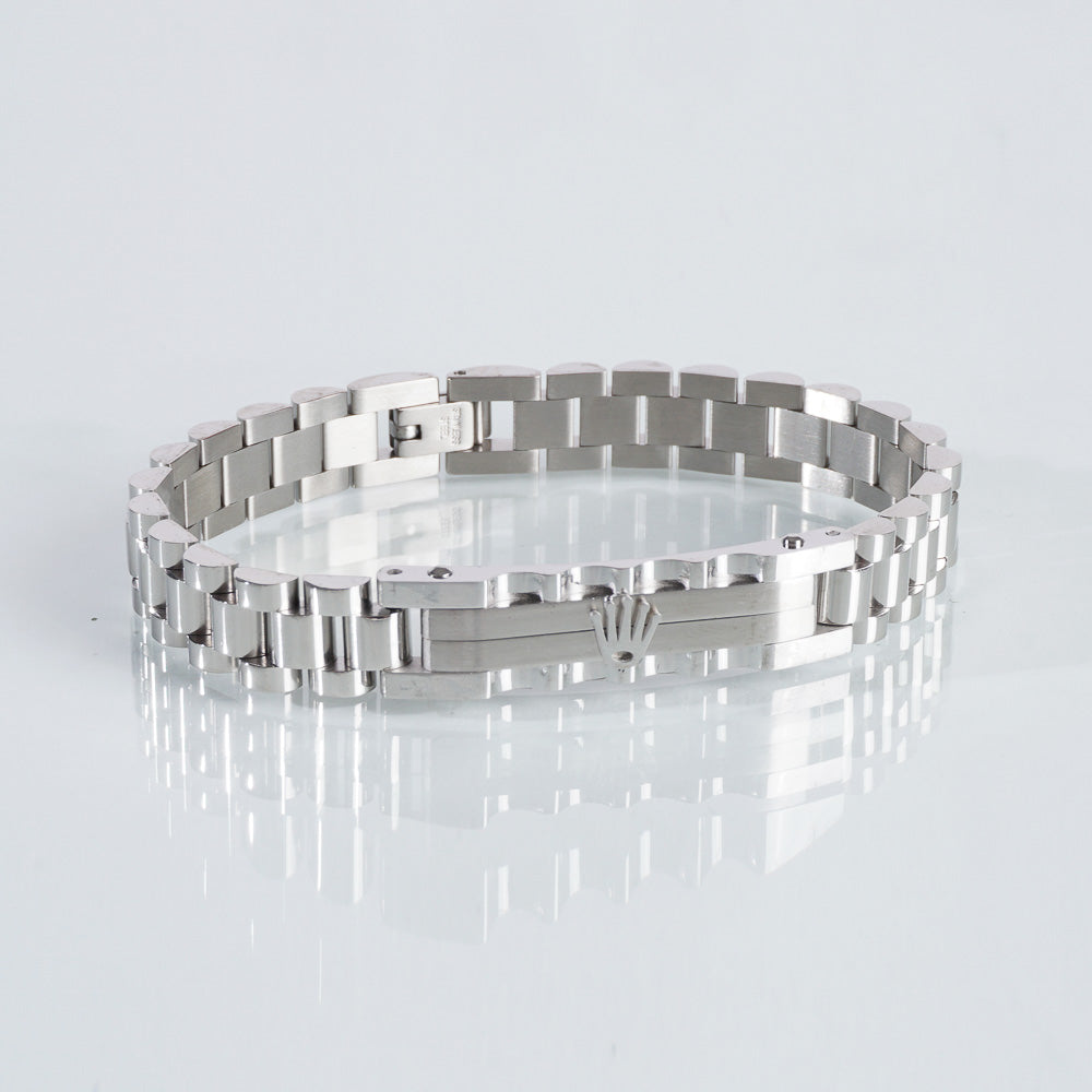 Mens Silver Chain Bracelet 1