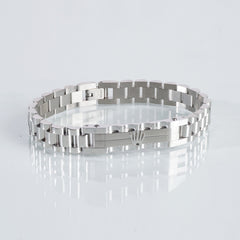 Mens Silver Chain Bracelet 1