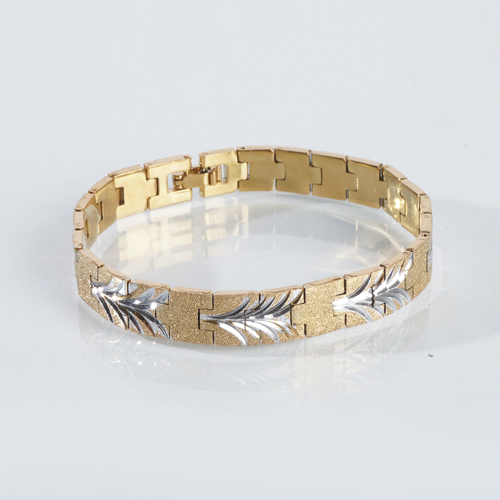 Mens Golden Chain Bracelet