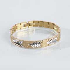 Mens Golden Chain Bracelet