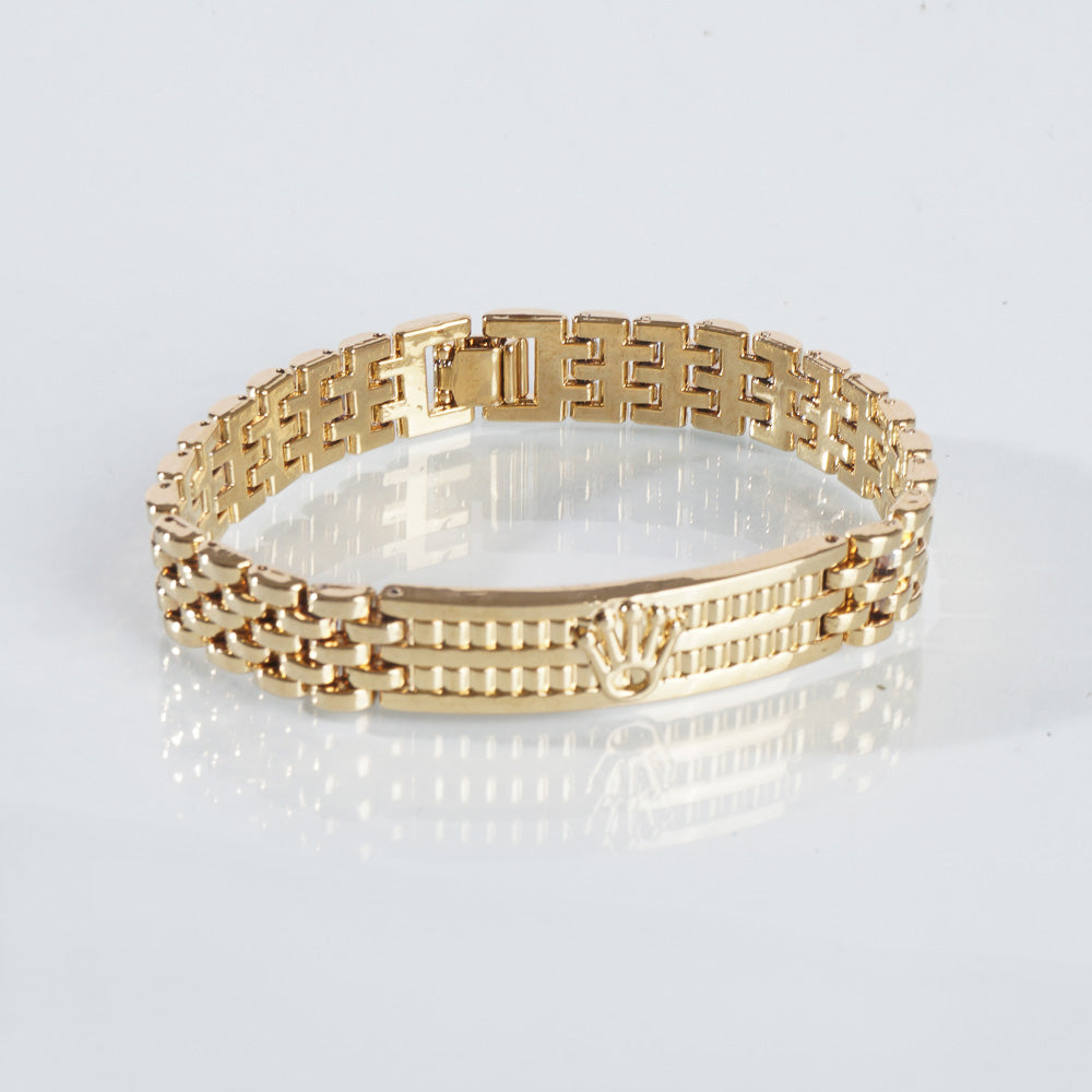 Mens Golden Chain Bracelet R