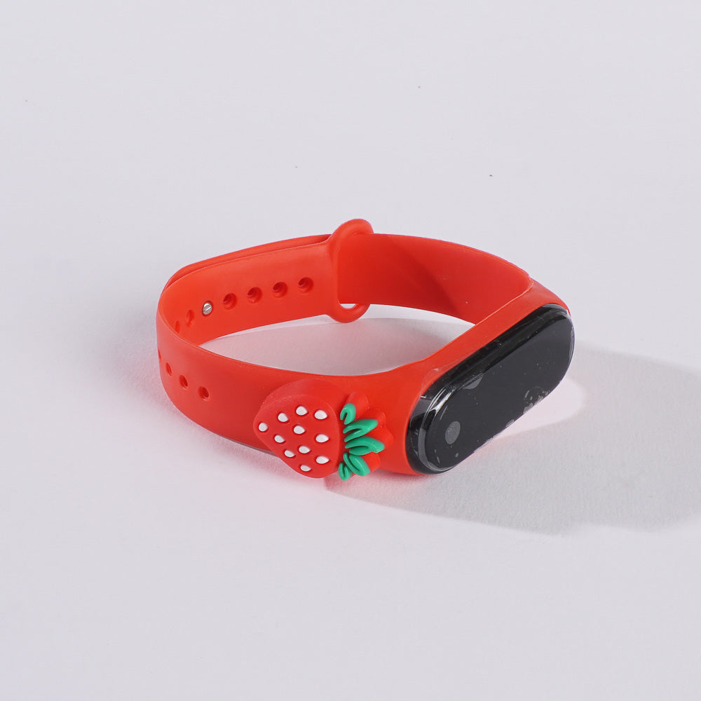 Kids LED Wrist Band Watch Red