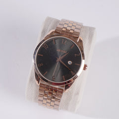 Rosegold Chain Wrist Watch For Men & Women