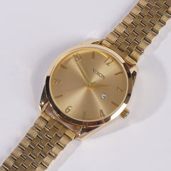 Golden Chain Wrist Watch For Men & Women
