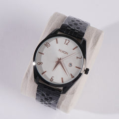Black Chain Wrist Watch For Men & Women W