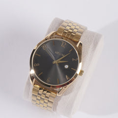 Golden Chain Wrist Watch For Men & Women B