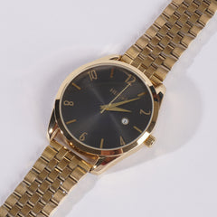 Golden Chain Wrist Watch For Men & Women B