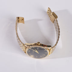 Golden Chain Wrist Watch For Men & Women B