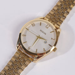 Golden Chain Wrist Watch For Men & Women W