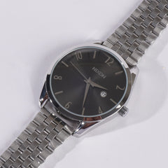 Silver Chain Wrist Watch For Men & Women