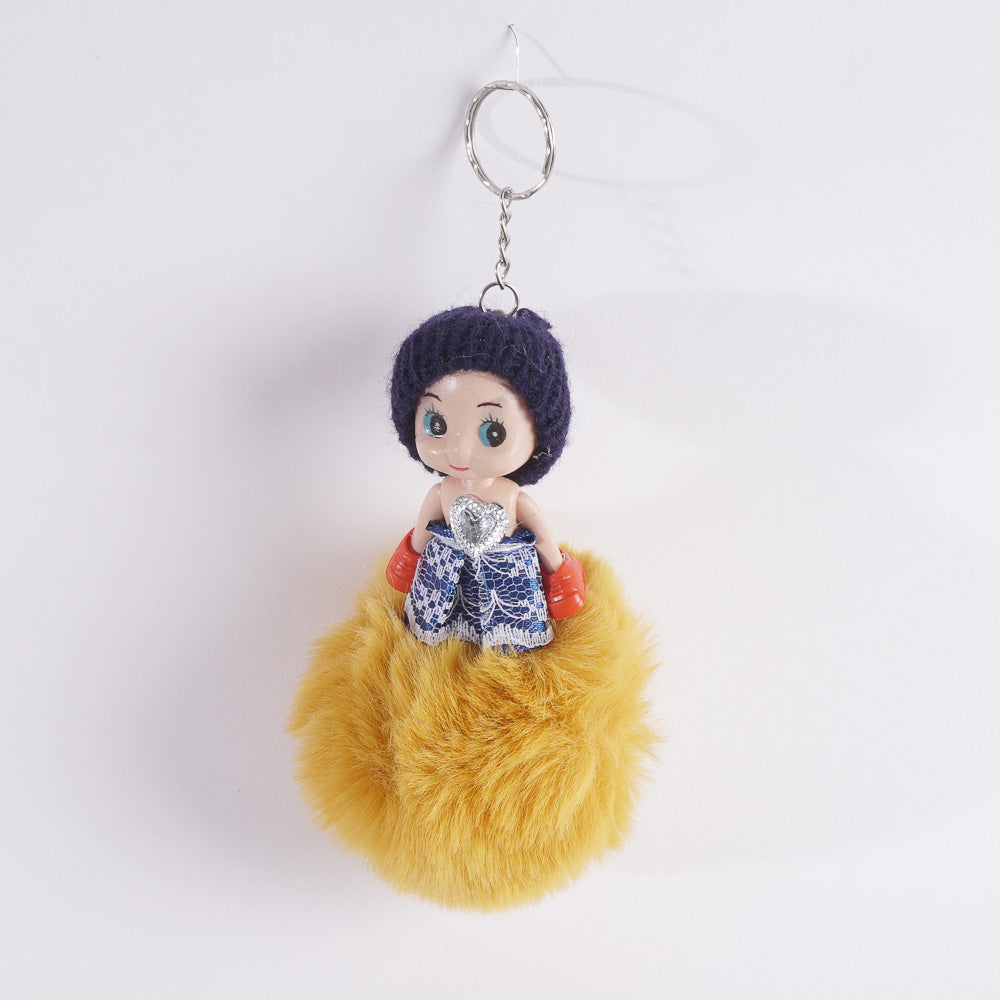 Key Chain Cute Fashion Kids Plush Doll Yellow