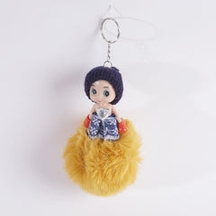 Key Chain Cute Fashion Kids Plush Doll Yellow