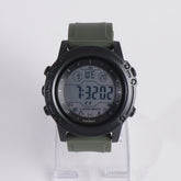 Mens Digital LED Sport Watch Olive Green