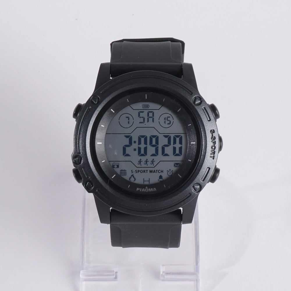 Mans Digital LED Sport Watch Black