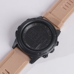 Mans Digital LED Sport Watch Beige