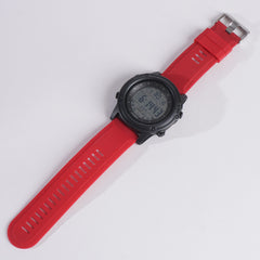 Mans Digital LED Sport Watch Red