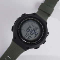 Digital LED Sports Watch For Man Green