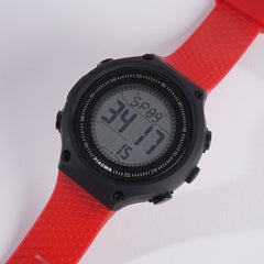 Digital LED Sports Watch For Man Red