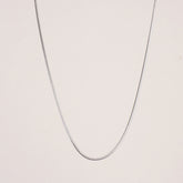 Mans Silver Chain 1mm
