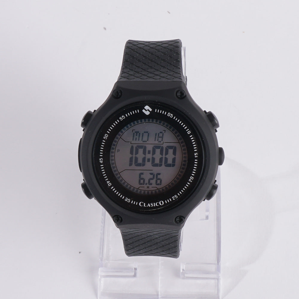 Digital LED Sports Watch For Man Back
