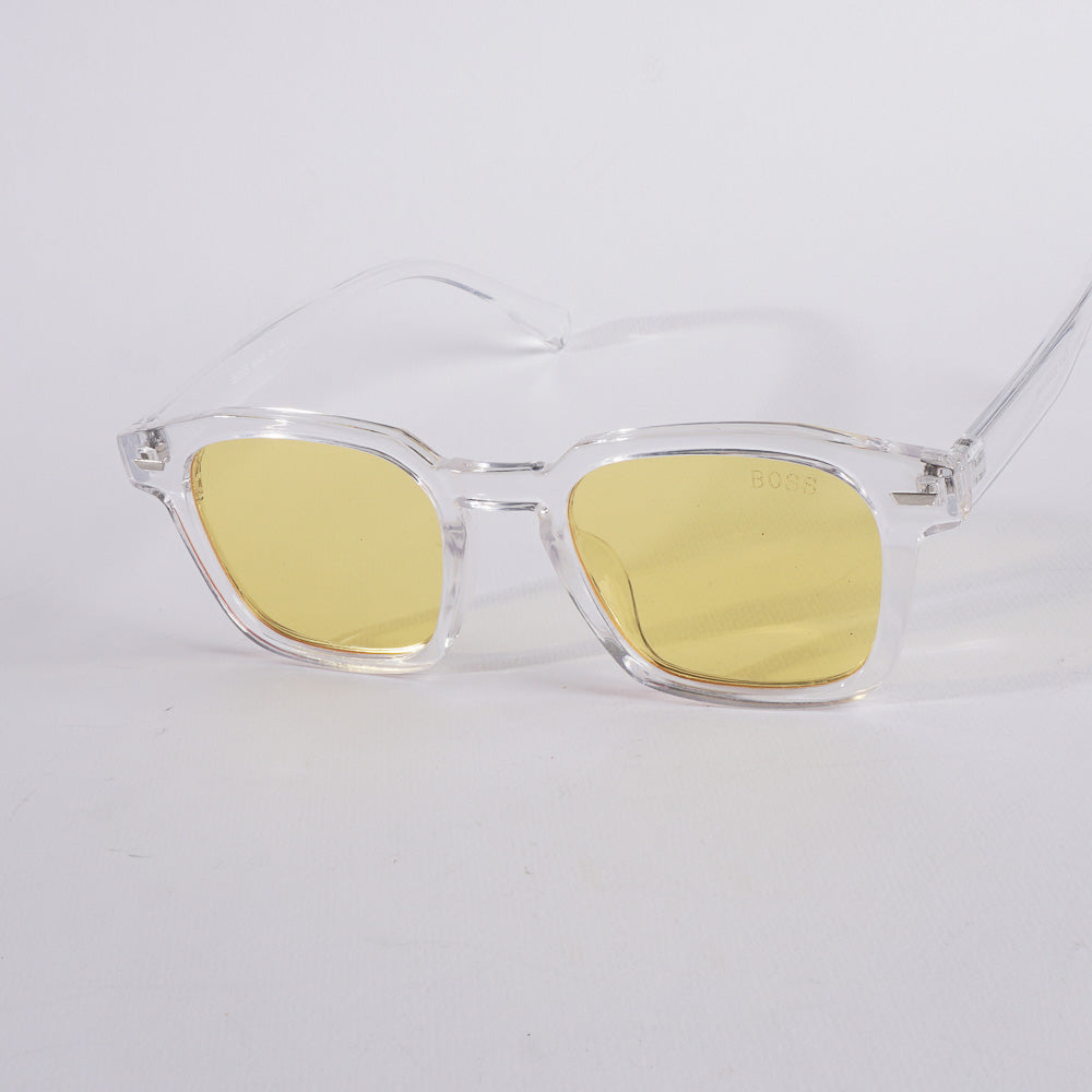 White Frame Sunglasses for Men & Women BB