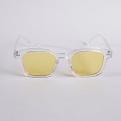 White Frame Sunglasses for Men & Women BB
