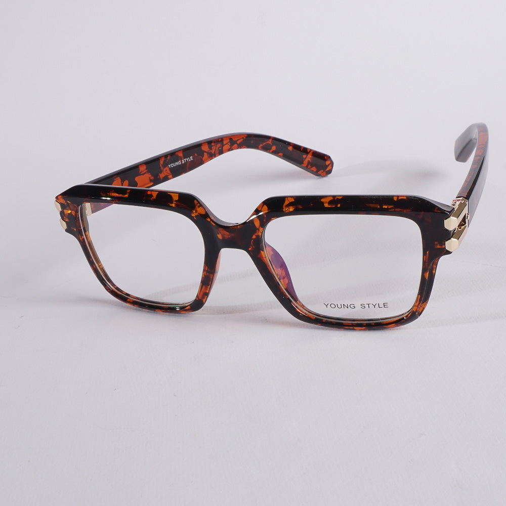 Black_Orange Optical Frame For Man & Woman