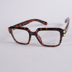 Black_Orange Optical Frame For Man & Woman