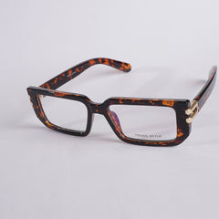 Black-Orange Optical Frame For Man & Woman
