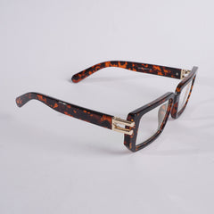 Black-Orange Optical Frame For Man & Woman