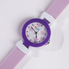 Kids Purple Analog Watch