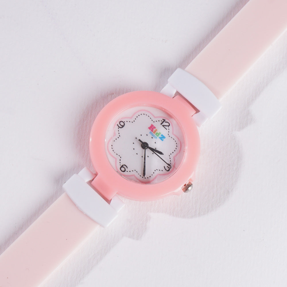 Kids Pink Analog Watch